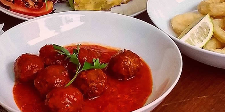 Albóndigas gehaktballetjes van de Fonda Formentera
