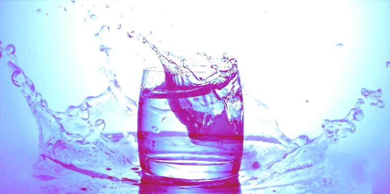 Glas water