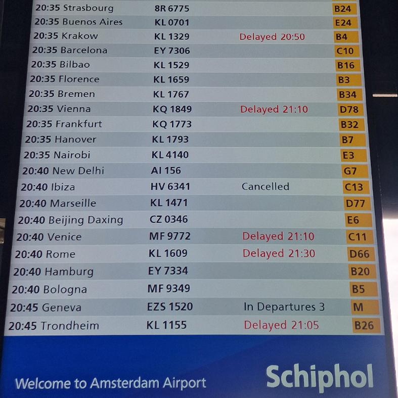 Transavia HV6341 Ibiza Cancelled